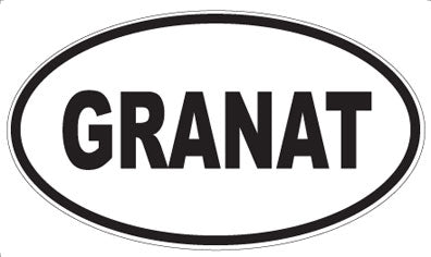 GRANAT - Oval Magnet