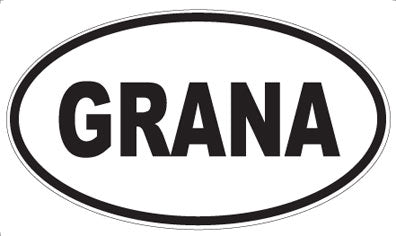 GRANA - Oval Magnet