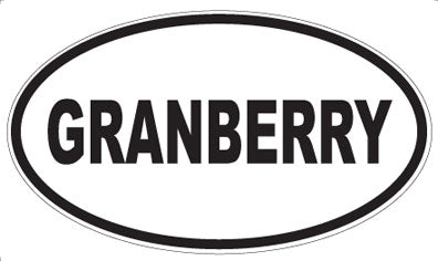 GRANBERRY - Oval Magnet
