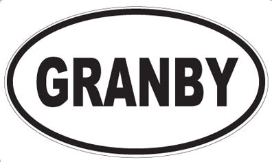 GRANBY - Oval Magnet
