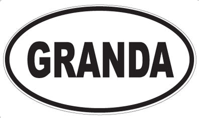 GRANDA - Oval Magnet