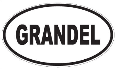 GRANDEL - Oval Magnet