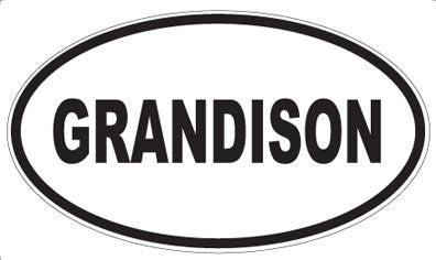 GRANDISON - Oval Magnet