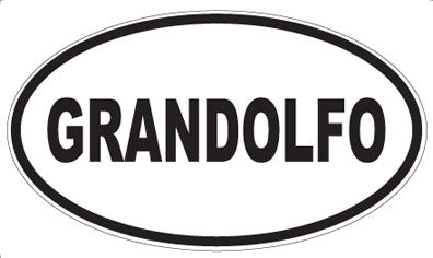 GRANDOLFO - Oval Magnet