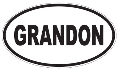 GRANDON - Oval Magnet