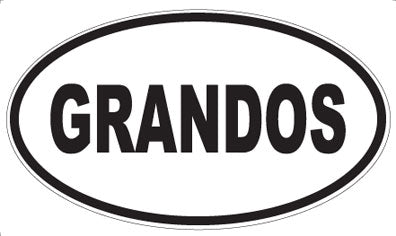 GRANDOS - Oval Magnet