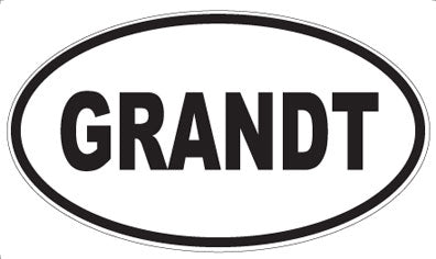GRANDT - Oval Magnet