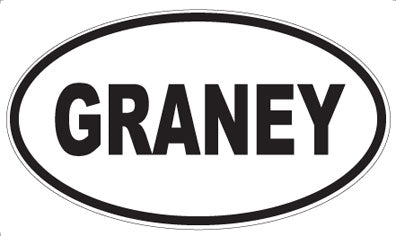 GRANEY - Oval Magnet