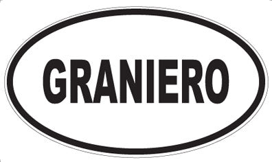 GRANIERO - Oval Magnet