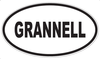 GRANNELL - Oval Magnet