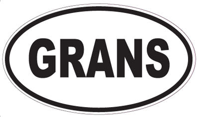 GRANS - Oval Sticker