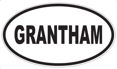 GRANTHAM - Oval Magnet
