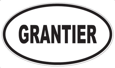 GRANTIER - Oval Magnet
