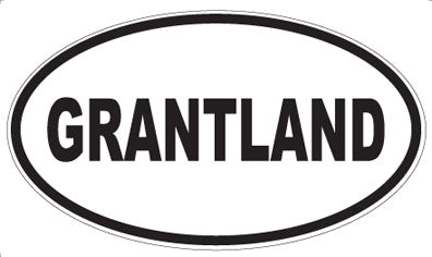 GRANTLAND - Oval Magnet