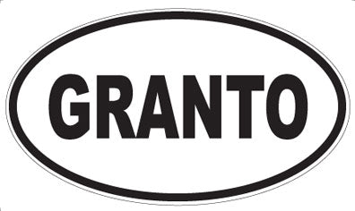 GRANTO - Oval Magnet