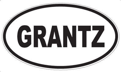 GRANTZ - Oval Magnet