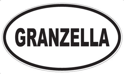 GRANZELLA - Oval Magnet
