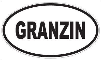 GRANZIN - Oval Magnet