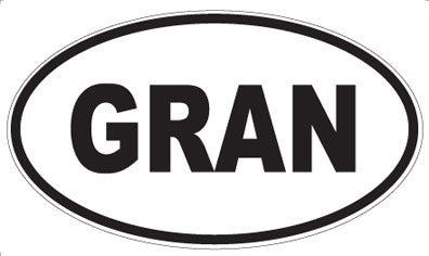 GRAN - Oval Magnet