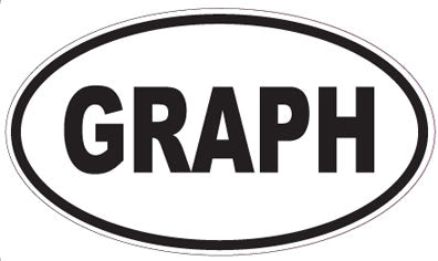 GRAPH - Oval Sticker