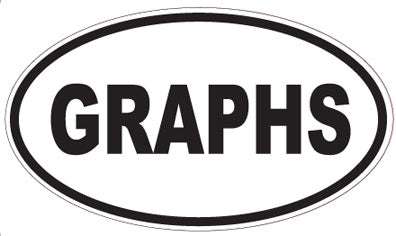 GRAPHS - Oval Sticker