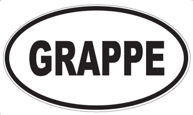 GRAPPE - Oval Magnet