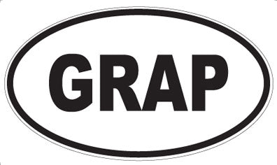 GRAP - Oval Magnet