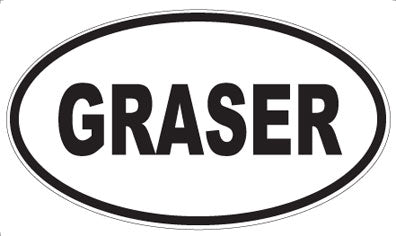 GRASER - Oval Magnet