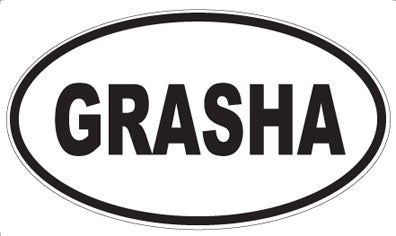 GRASHA - Oval Magnet