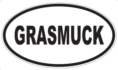 GRASMUCK - Oval Magnet