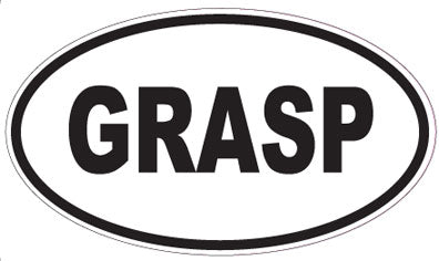 GRASP - Oval Magnet