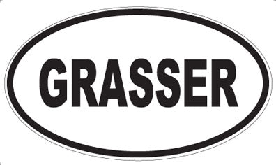 GRASSER - Oval Magnet