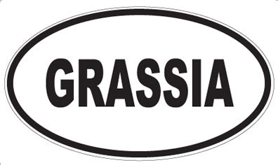 GRASSIA - Oval Magnet
