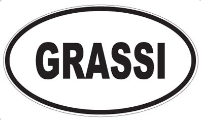 GRASSI - Oval Magnet