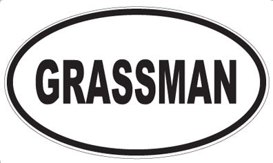 GRASSMAN - Oval Magnet