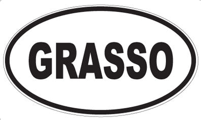 GRASSO - Oval Magnet