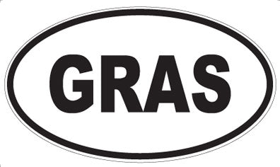 GRAS - Oval Magnet