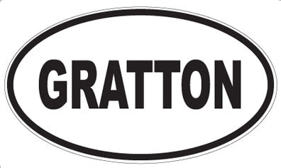 GRATTON - Oval Magnet