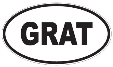 GRAT - Oval Magnet