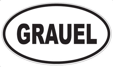 GRAUEL - Oval Magnet