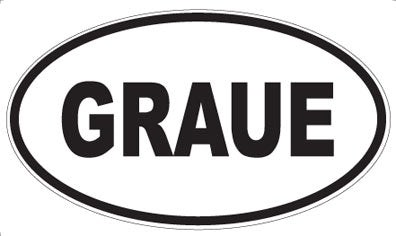 GRAUE - Oval Magnet