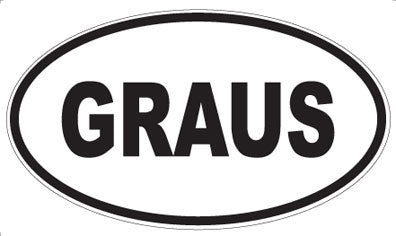 GRAUS - Oval Magnet