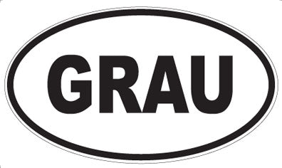 GRAU - Oval Magnet