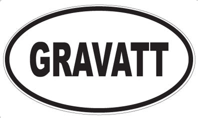 GRAVATT - Oval Magnet