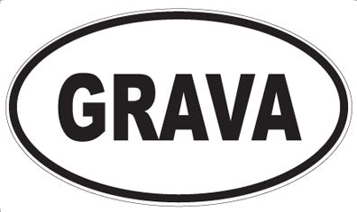 GRAVA - Oval Magnet