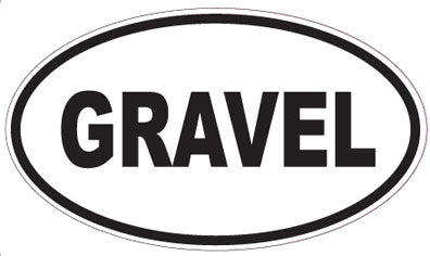 GRAVEL - Oval Sticker