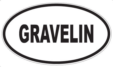 GRAVELIN - Oval Magnet