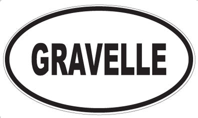 GRAVELLE - Oval Magnet