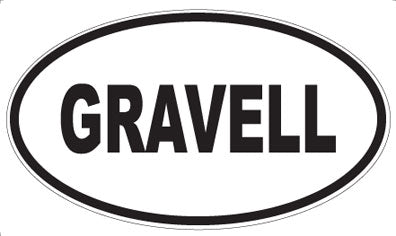 GRAVELL - Oval Magnet