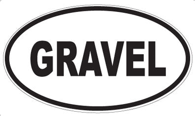 GRAVEL - Oval Magnet